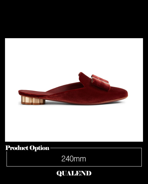 [FERRAGAMO-페레가모]시아카 벨벳 뮬 01M949