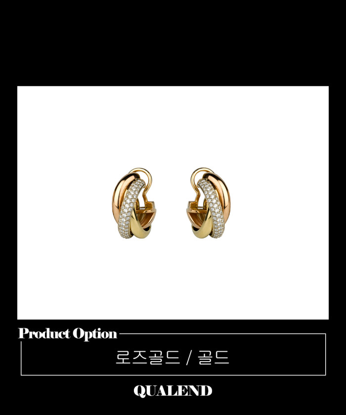 레플리카|이미테이션 cartier-까르띠에트리니티-귀걸이-b8031900-1