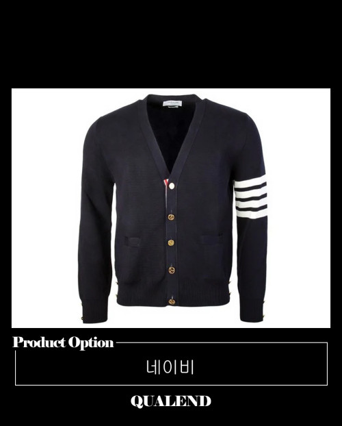 [THOM BROWNE-톰브라운]4-BAR 가디건