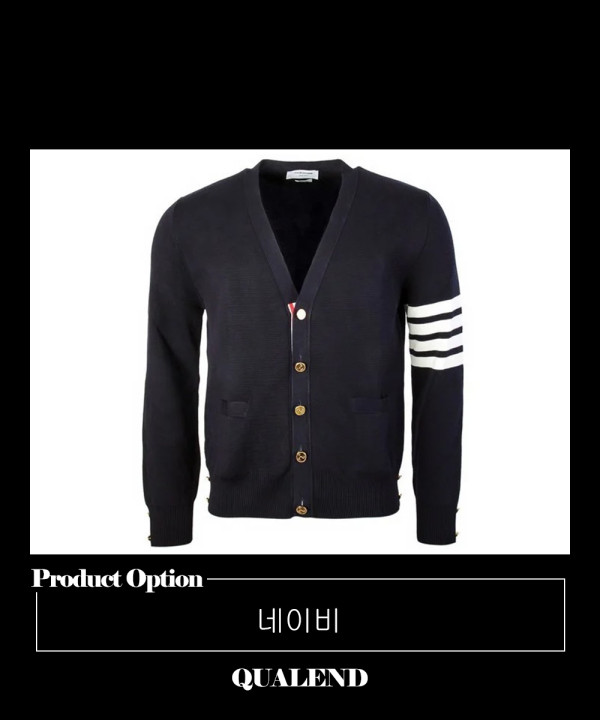 [THOM BROWNE-톰브라운]4-BAR 가디건