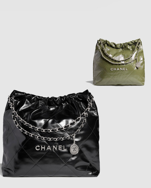 [CHANEL-샤넬]22백 미듐 AS3261