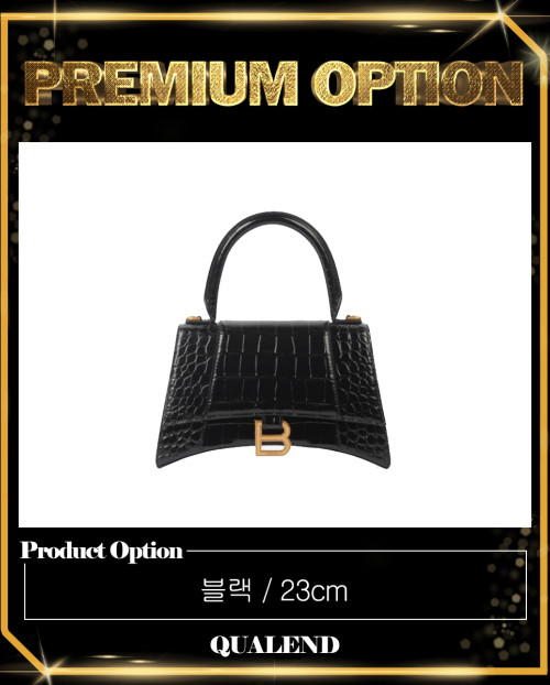 [BALENCIAGA-발렌시아가]아워글래스 스몰 탑핸들백 593546