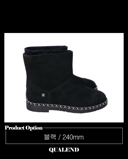 [CHANEL-샤넬]쇼트 부츠 G34113