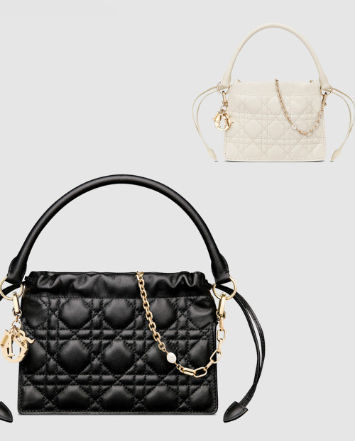 [DIOR-디올]레이디 미니 드로우스트링백 S0981