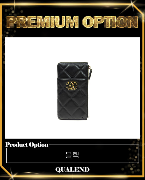 [CHANEL-샤넬]19 폰 카드지갑 AP1182