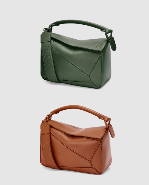 [LOEWE-로에베]퍼즐백 새틴 카프스킨 스몰