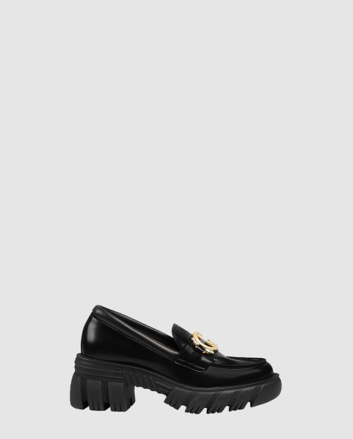 [GUCCI-구찌]러그 솔 인터로킹 G 로퍼 700271