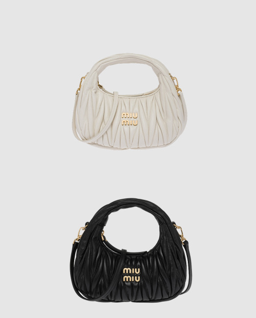 [MIUMIU-미우미우]완더 마테라쎄 호보백 미니 5BP078