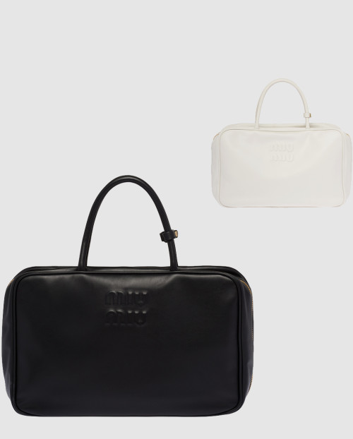 [MIUMIU-미우미우]레더 탑핸들백 5BB117