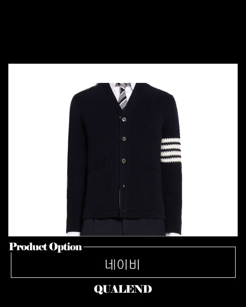 [THOM BROWNE-톰브라운]4-bar 가디건 MKC391