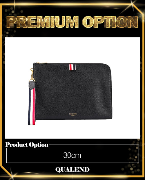 [THOM BROWNE-톰브라운]스트랩 폴리오 클러치 MAC083