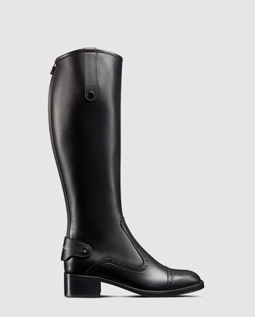 [DIOR-디올]D-FOLK 힐 앵클부츠 KDI82