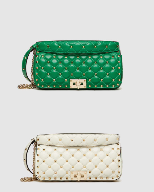 [VALENTINO-발렌티노]락스터드 스파이크 숄더백