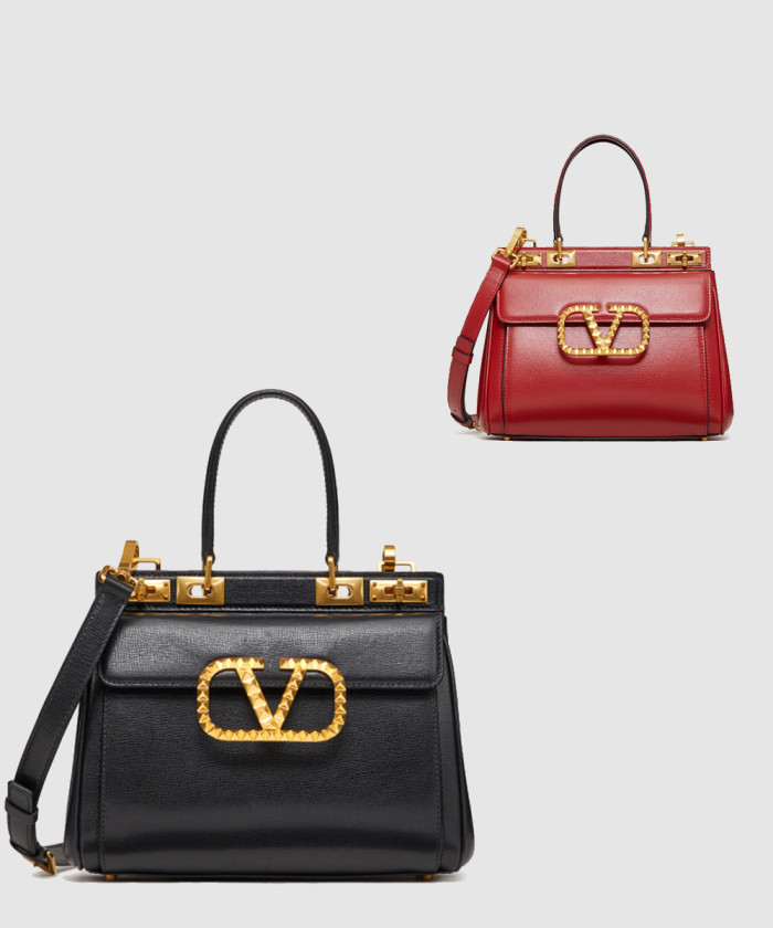 레플리카|이미테이션 valentino-발렌티노락스터드-핸드백-미듐