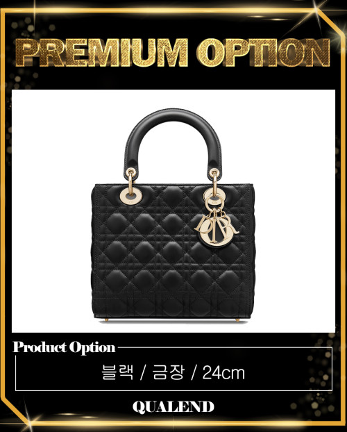 [DIOR-디올]레이디백 페이던트 미듐 M0565