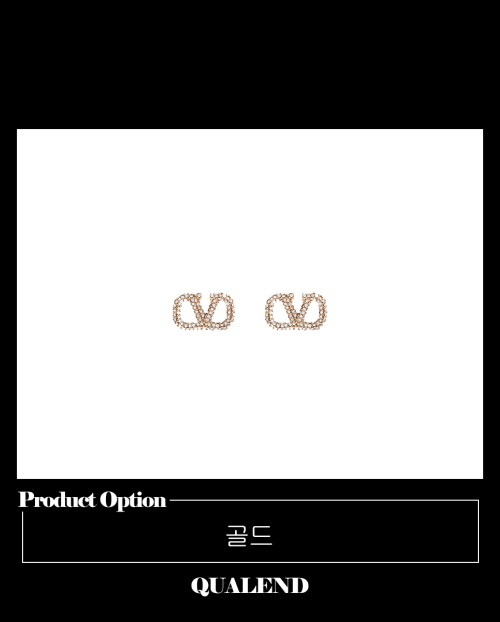 [VALENTINO-발렌티노]V로고 귀걸이 WJ0F85YCW