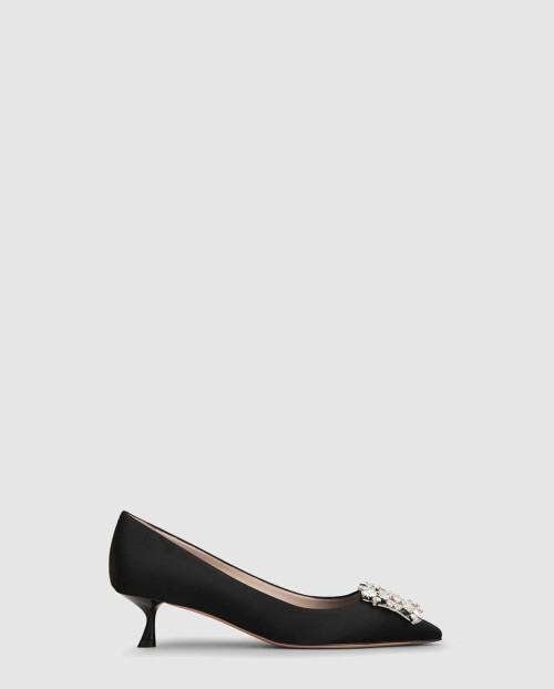 [ROGER VIVIER-로저비비에]부케 스트라스 버클 펌프스 5432