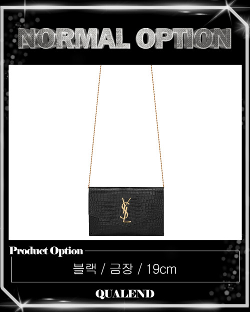 [SAINT LAURENT-생로랑]업타운 WOC 크로커 607788