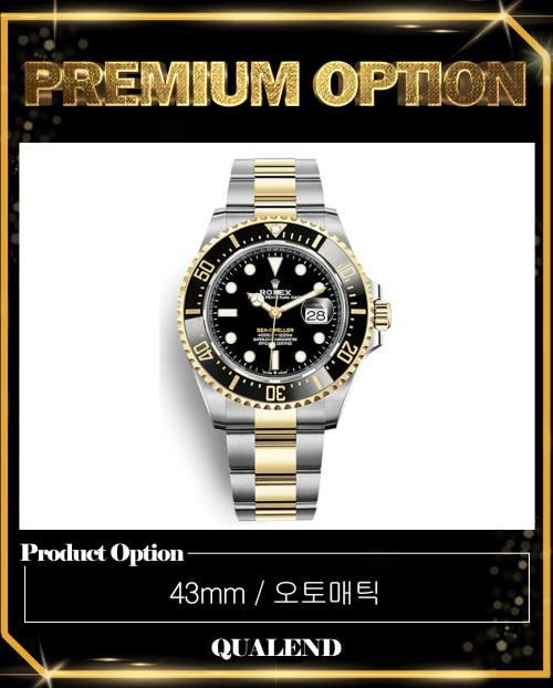 [ROLEX-롤렉스]씨 드웰러 콤비 43 126603
