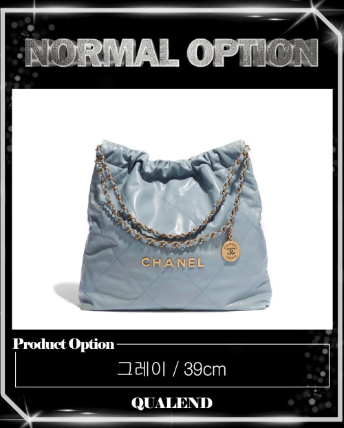 [CHANEL-샤넬]22백 미듐 AS3261