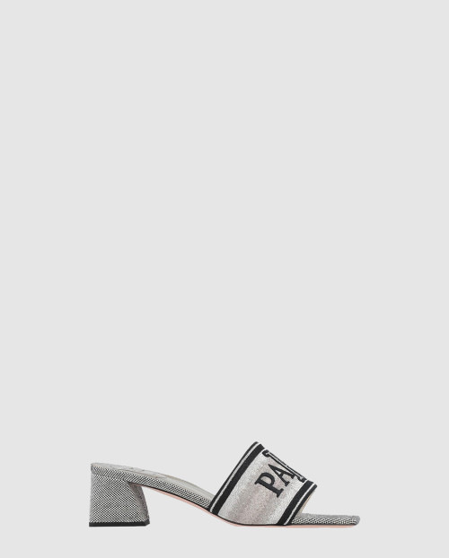 [ROGER VIVIER-로저비비에]러브 파리스 캔버스 슬라이드 5362