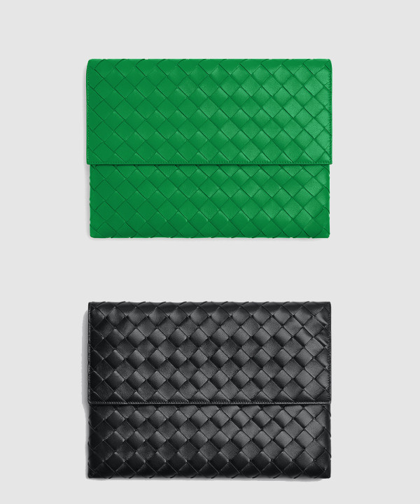 [BOTTEGA-보테가베네타]플랩 파우치 667138