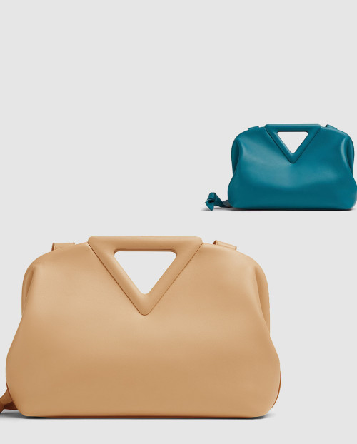 [BOTTEGA-보테가베네타]포인트 탑 크로스백 라지 652446