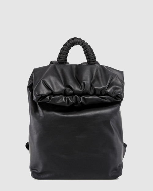 [BOTTEGA-보테가베네타]롤 탑 레더 백팩 629858