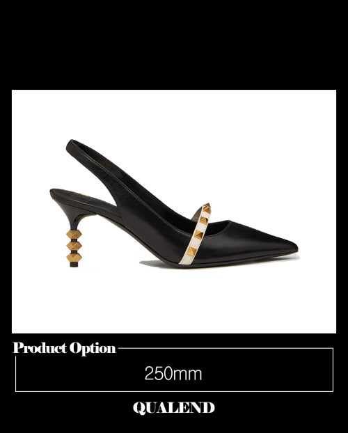 [VALENTINO-발렌티노]스컬프처 락스터드 슬링백