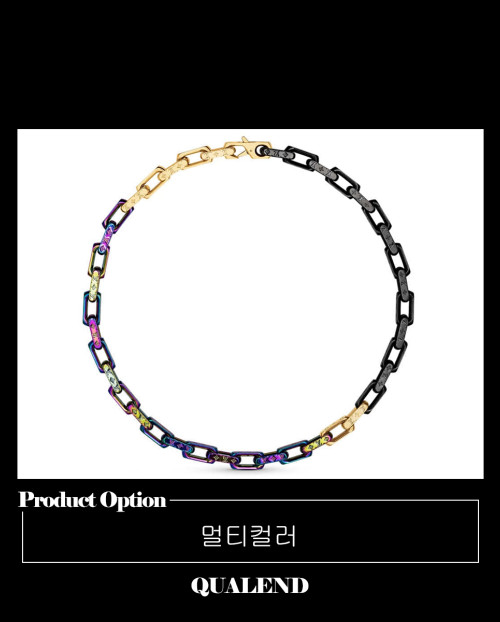 [LOUIS VUITTON-루이비통]모노그램 컬러스 체인 목걸이 M68241
