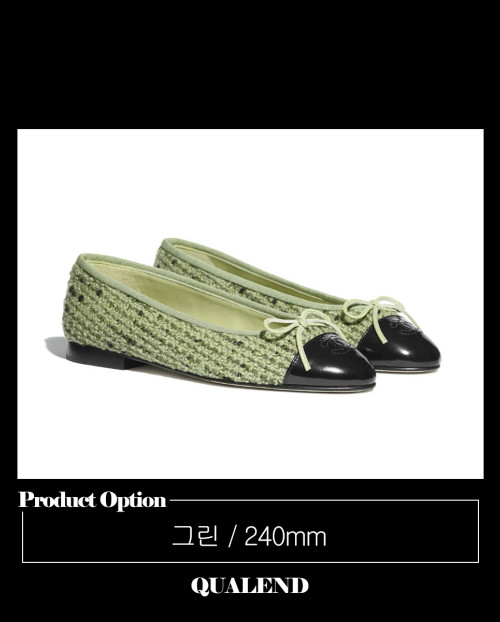 [CHANEL-샤넬]발레리나 플랫슈즈 G02819