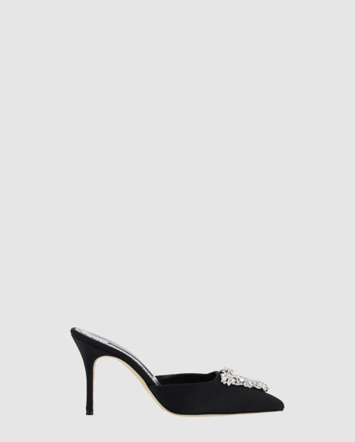 [M.BLAHNIK-마놀로블라닉]나무트리 90 새틴 펌프스