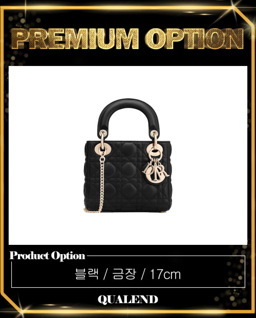 [DIOR-디올]레이디백 램스킨 미니 M0505