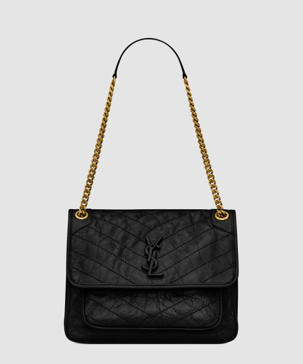 [SAINT LAURENT-생로랑]크링클 니키백 미듐 633158