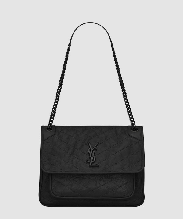 [SAINT LAURENT-생로랑]크링클 니키백 미듐 633184