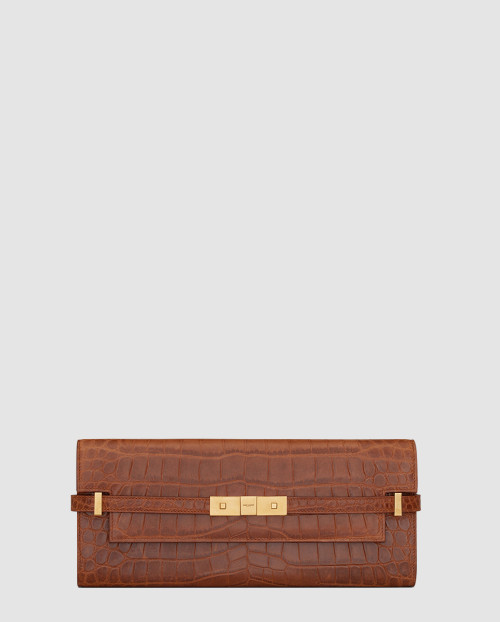 [SAINT LAURENT-생로랑]맨하탄 크로커 클러치 695949