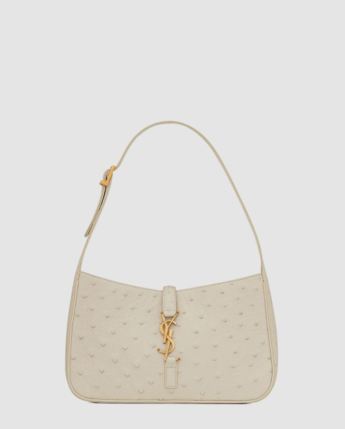 [SAINT LAURENT-생로랑]LE 5 A 7 호보백 오스트리치 657228