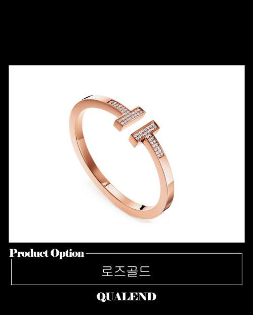 [TIFFANY-티파니]스퀘어 다이아 팔찌