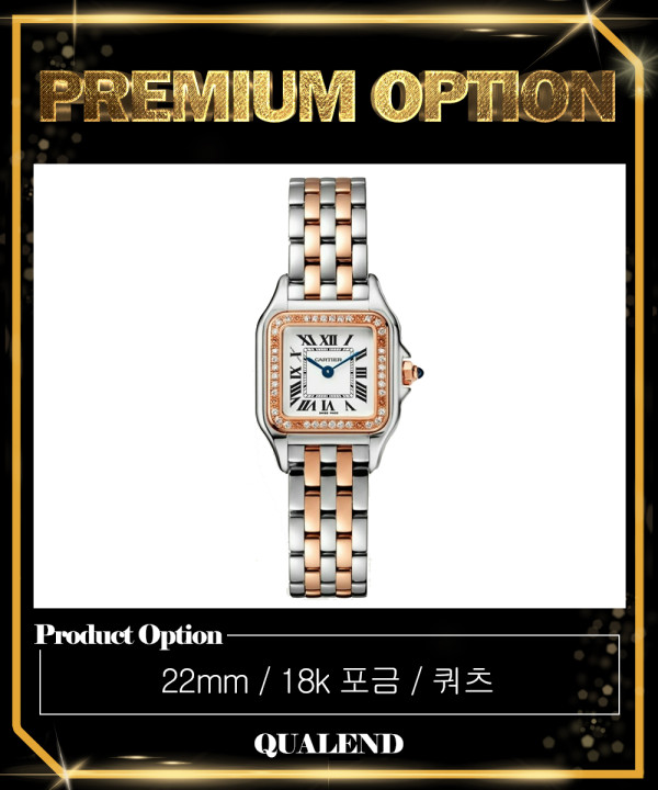 [CARTIER-까르띠에]팬더 드 까르띠에 콤비 22 W3PN0006