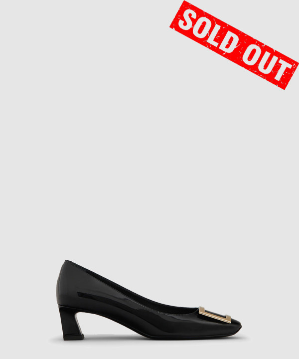 [ROGER VIVIER-로저비비에]트럼펫 펌프스 블랙 235~240사이즈