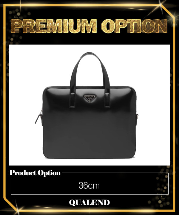 [PRADA-프라다]브러시드 브리프케이스 2VE368