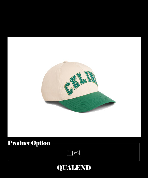 [CELINE-셀린느]칼리지 패치 볼캡 2AK049