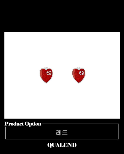 [GUCCI-구찌]하트 인터로킹 G 귀걸이 645547