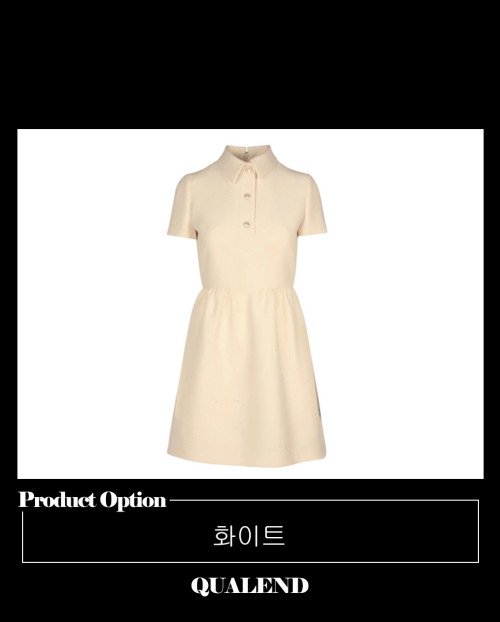 [DIOR-디올]버튼 피티드 드레스