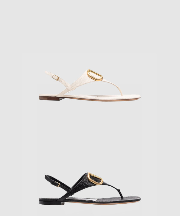 [VALENTINO-발렌티노]브이로고 슬링백 샌들