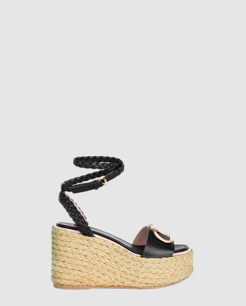 [VALENTINO-발렌티노]브이로고 시그니처 웨지 샌들