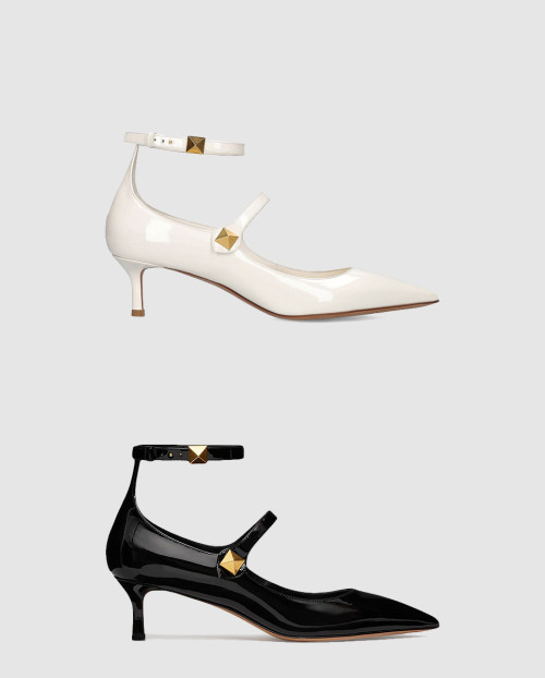 [VALENTINO-발렌티노]팁토 페이던트 레더 펌프스