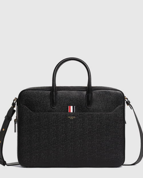 [THOM BROWNE-톰브라운]비즈니스 페블 토트백 MAG064