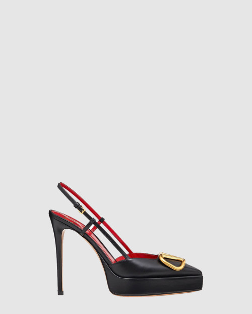 [VALENTINO-발렌티노]브이로고 시그니처 슬링백 펌프스