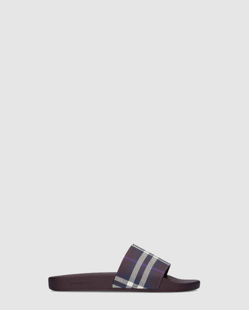 [BURBERRY-버버리]펄리 체크 슬라이드 샌들 8055246